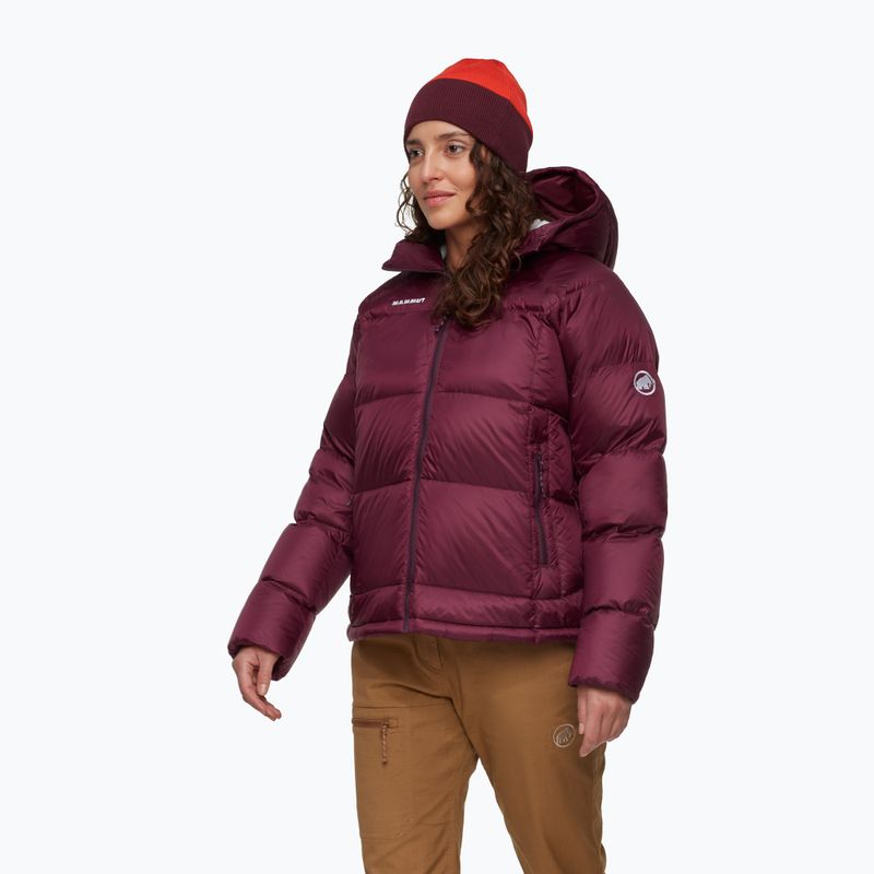 Kurtka puchowa damska Mammut Glacier Glow Insulation Hooded vin 3