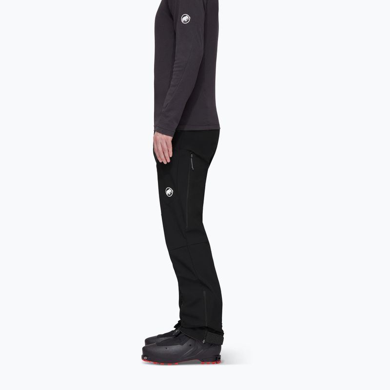 Spodnie softshell męskie Mammut Taiss Guide black 3