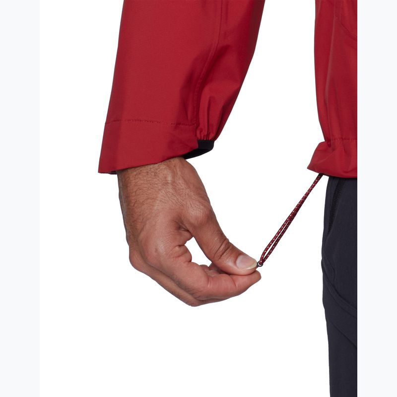Kurtka przeciwwiatrowa męska Mammut Ducan HS Hooded dark mammut red 7