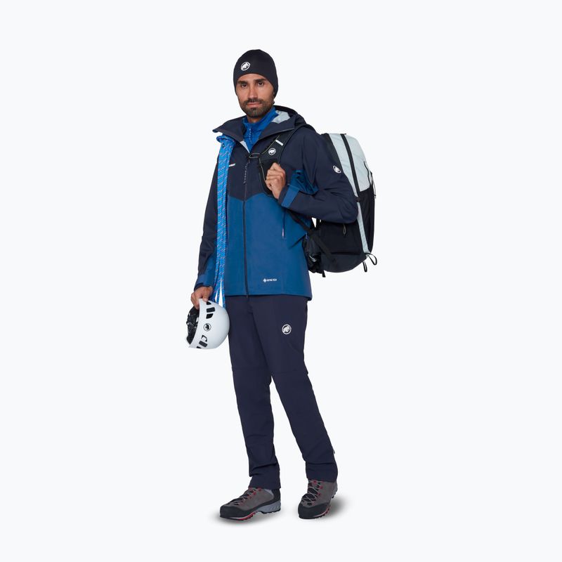 Kurtka przeciwdeszczowa męska Mammut Crater IV HS Hooded tschiel/marine 2