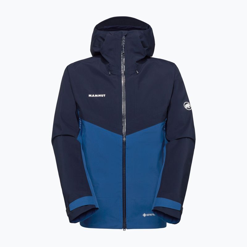 Kurtka przeciwdeszczowa męska Mammut Crater IV HS Hooded tschiel/marine 10