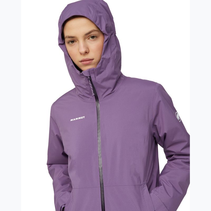 Kurtka przeciwdeszczowa damska Mammut Linard HS Thermo Hooded Jacket Women paloja 5
