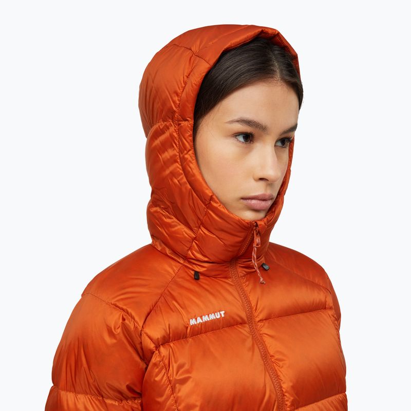 Kurtka puchowa damska Mammut Glacier Glow IN Hooded autumn larice 6