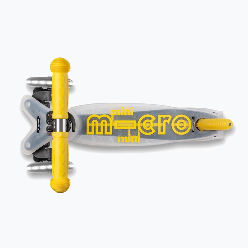 Hulajnoga trójkołowa dziecięca Micro Mini Micro Deluxe FLUX LED neon yellow 5