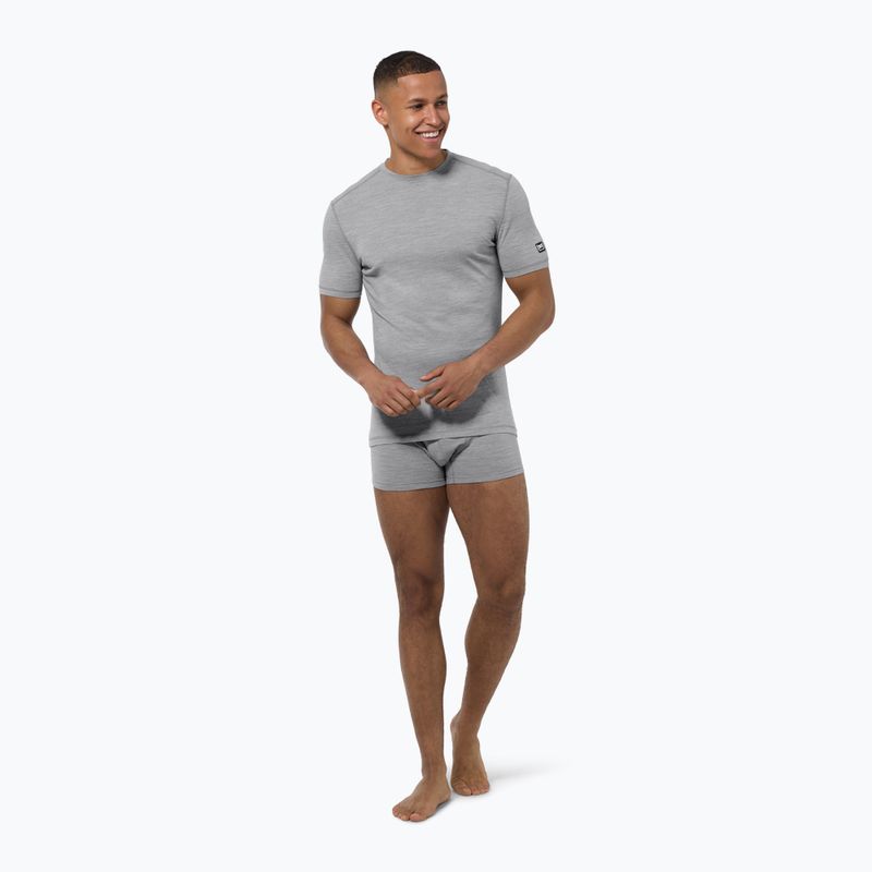 Bokserki termoaktywne męskie super.natural Tundra 175 cashmere grey melange 4