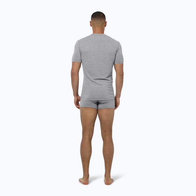 Bokserki termoaktywne męskie super.natural Tundra 175 cashmere grey melange 5