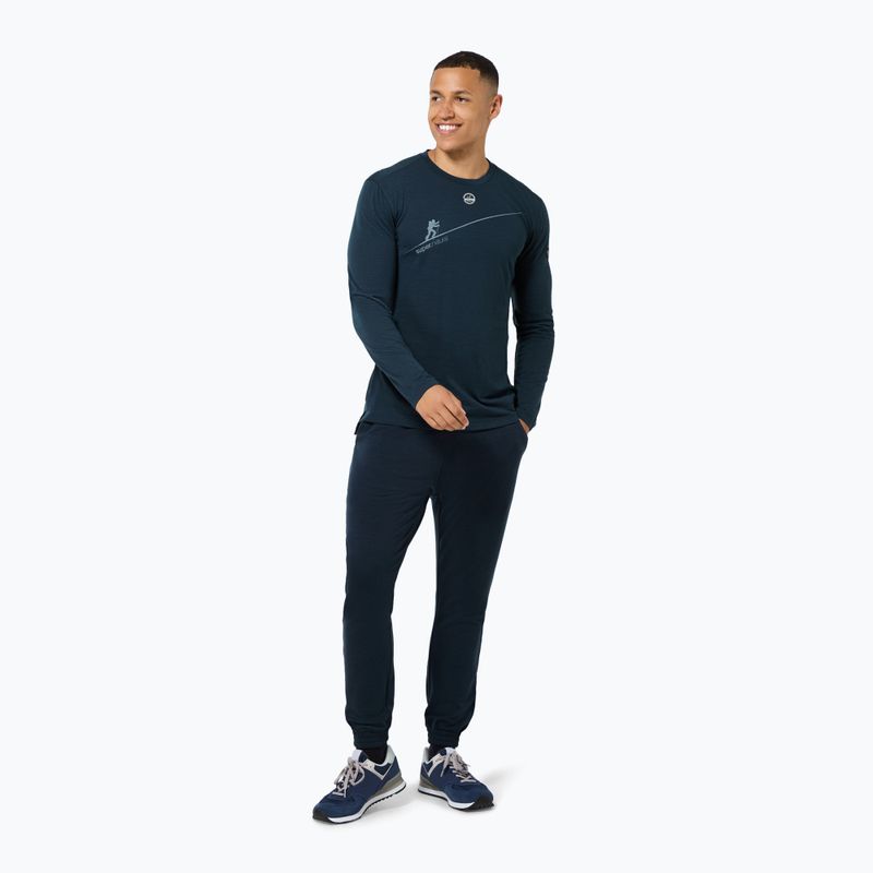Longsleeve męski super.natural HZSG Haute Route blueberry/various 2