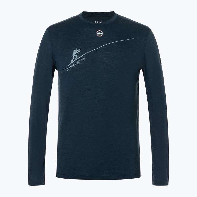 Longsleeve męski super.natural HZSG Haute Route blueberry/various 5
