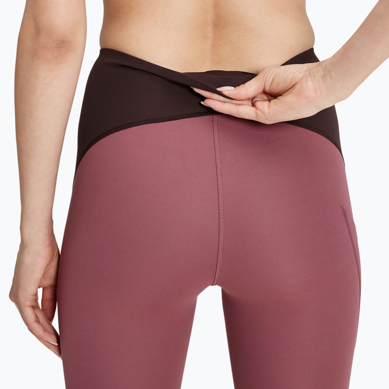 Legginsy damskie On Movement 3/4 cherry/ox 5