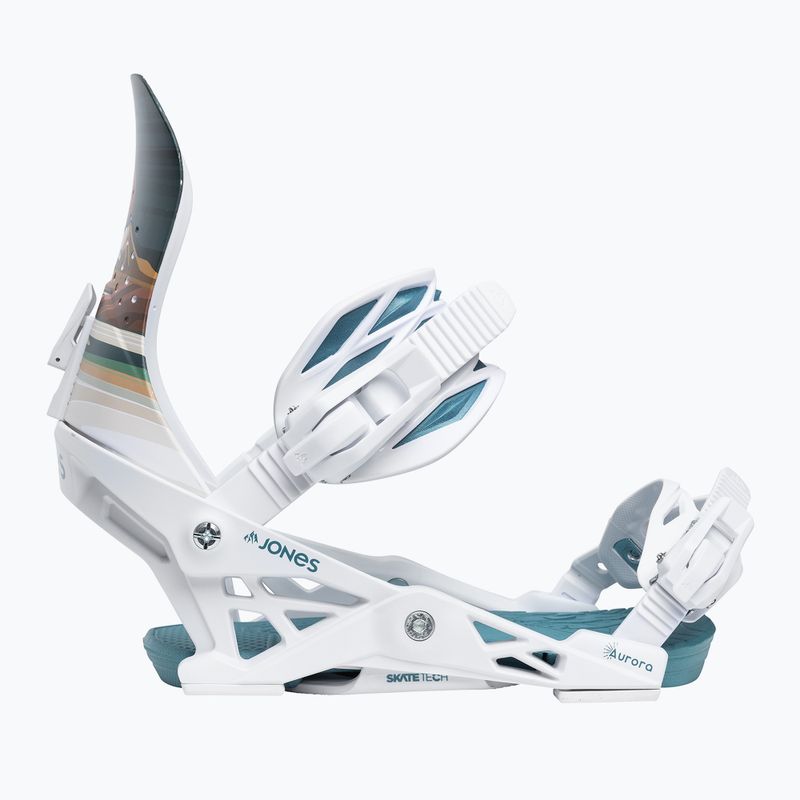 Wiązania snowboardowe damskie Jones Aurora annie brace white 2