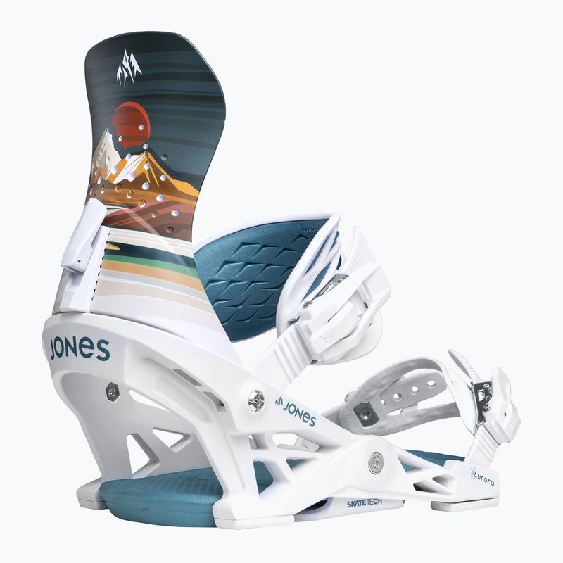 Wiązania snowboardowe damskie Jones Aurora annie brace white 3