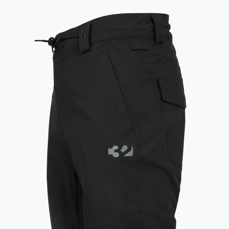 Spodnie snowboardowe męskie ThirtyTwo Wooderson black 3