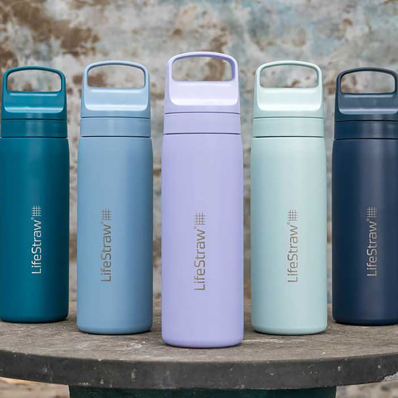Butelka turystyczna LifeStraw Go 2.0 Steel z filtrem 500 ml icelandic blue 6