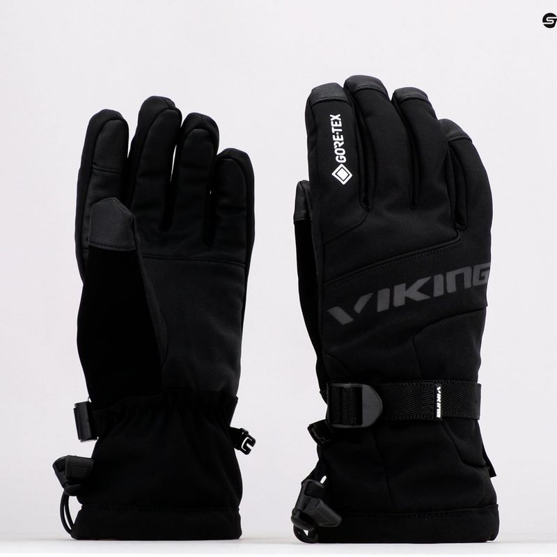 Rękawice narciarskie męskie Viking Hudson GTX Ski black 9