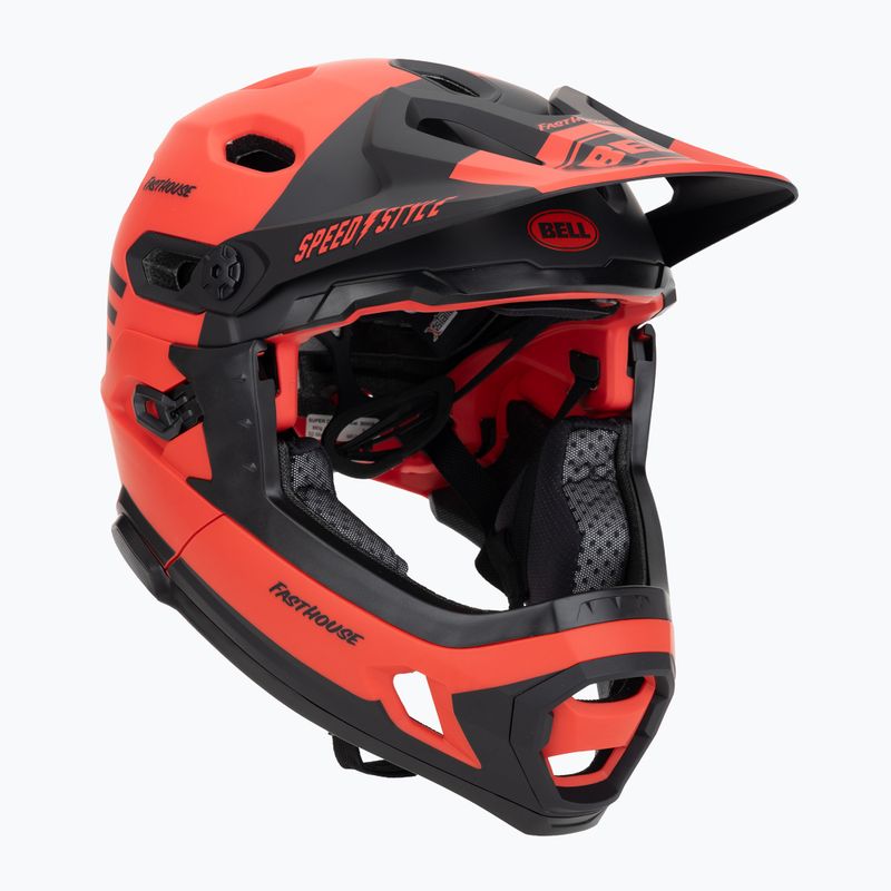 Kask rowerowy Bell FF Super DH MIPS Spherical fasthouse matte gloss red/black