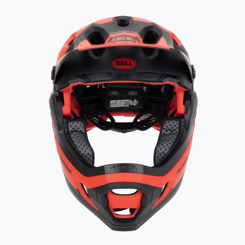 Kask rowerowy Bell FF Super DH MIPS Spherical fasthouse matte gloss red/black 2