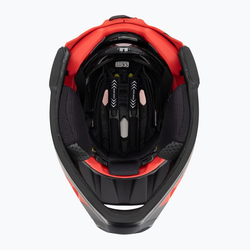 Kask rowerowy Bell FF Super DH MIPS Spherical fasthouse matte gloss red/black 5