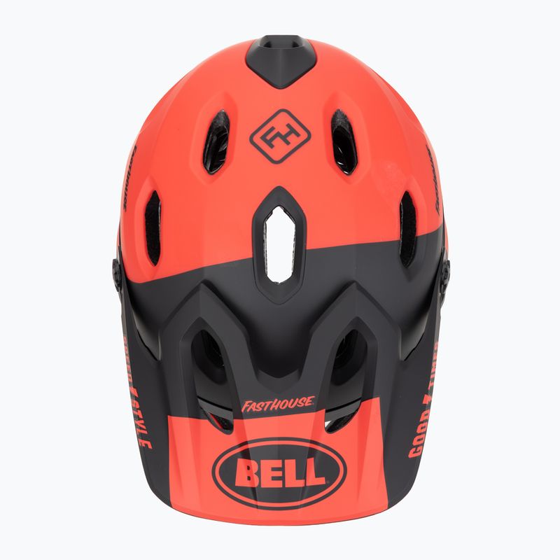 Kask rowerowy Bell FF Super DH MIPS Spherical fasthouse matte gloss red/black 6