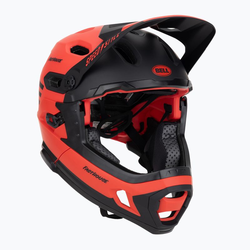 Kask rowerowy Bell FF Super DH MIPS Spherical fasthouse matte gloss red/black 8