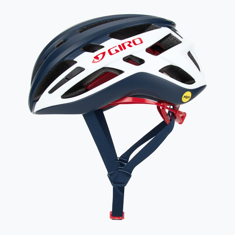 Kask rowerowy Giro Agilis Integrated MIPS matte midnight white/red 4