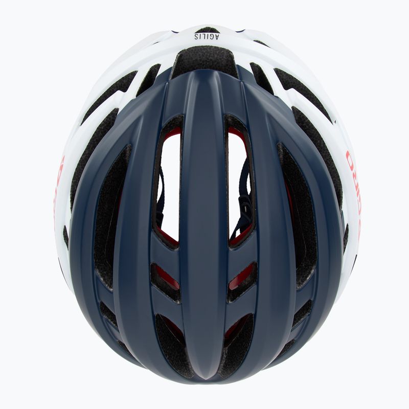 Kask rowerowy Giro Agilis Integrated MIPS matte midnight white/red 5
