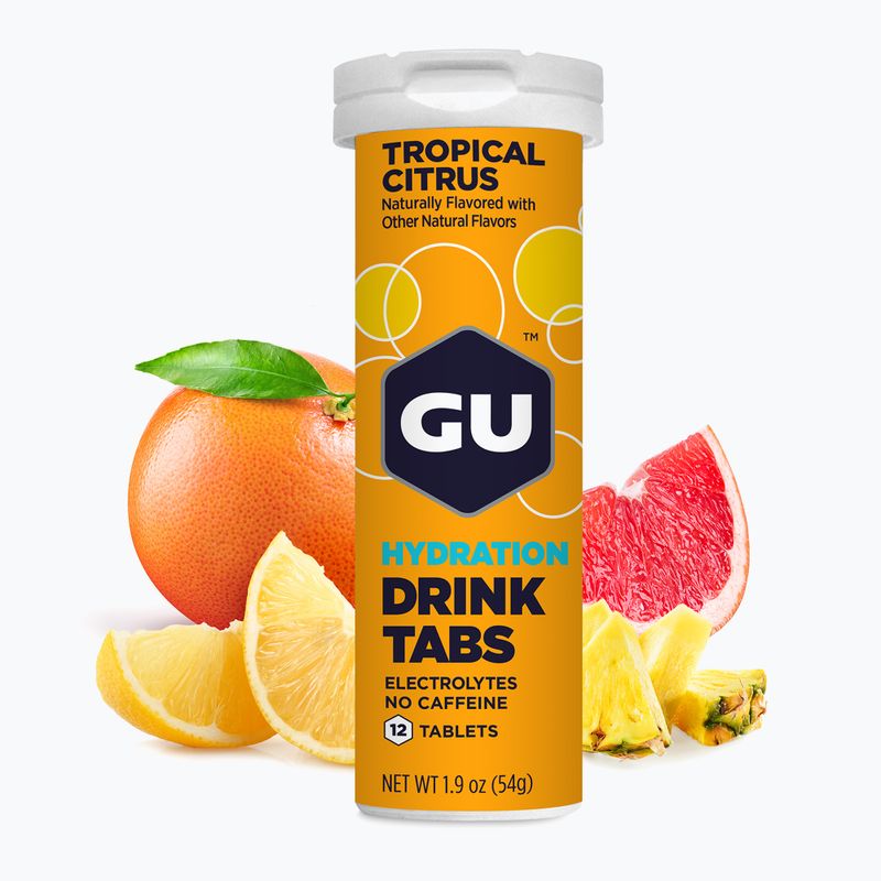 Napój izotoniczny GU Hydration Drink 12 tabs tropical/citrus 2