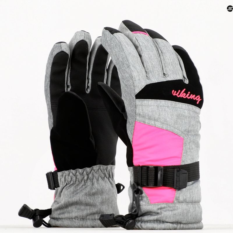 Rękawice narciarskie damskie Viking Ronda Ski pink 10