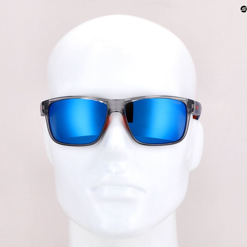 Okulary przeciwsłoneczne Julbo Renegade Polarized gloss translucent gray/blue 7