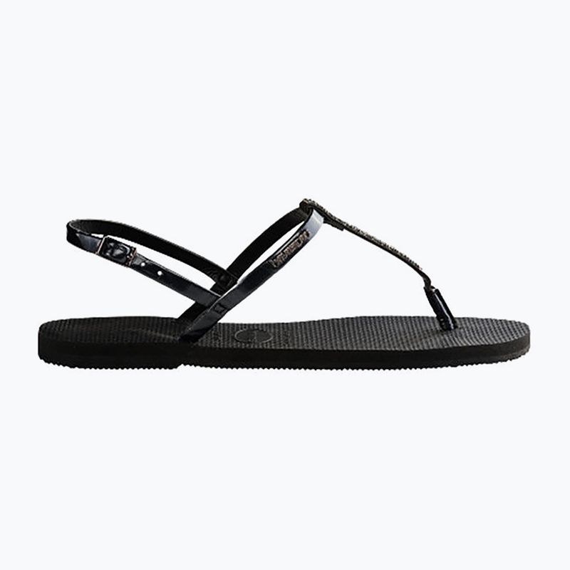 Sandały damskie Havaianas You Riviera crystal black 11