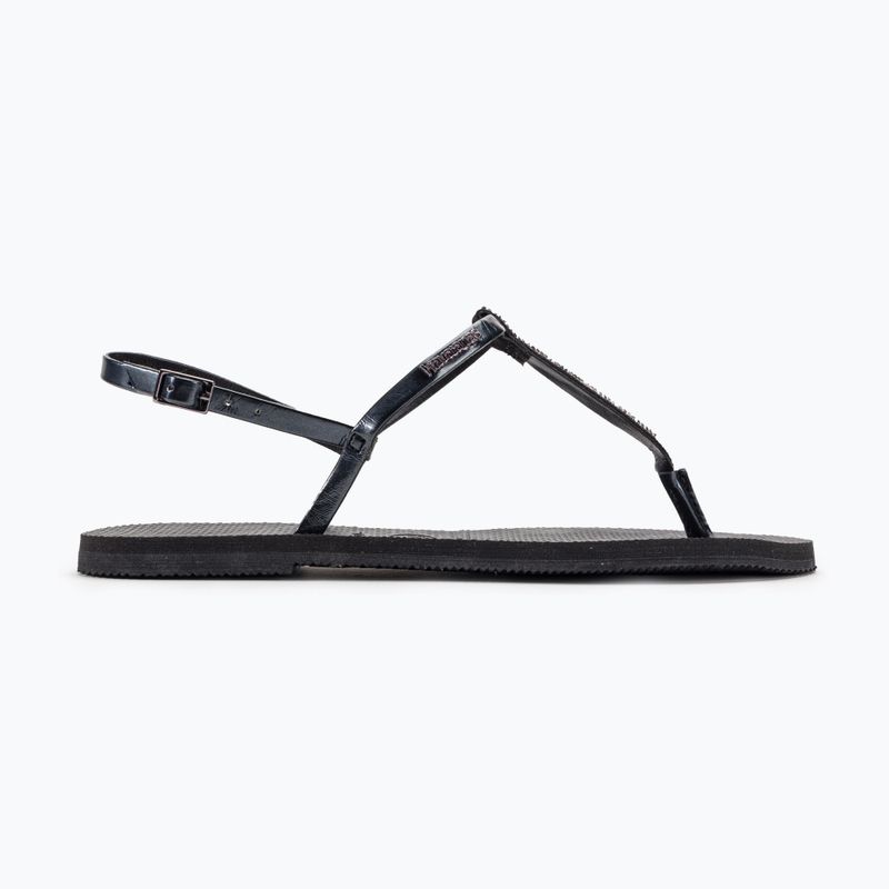 Sandały damskie Havaianas You Riviera crystal black 2