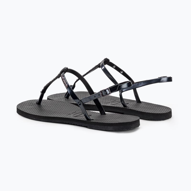 Sandały damskie Havaianas You Riviera crystal black 3