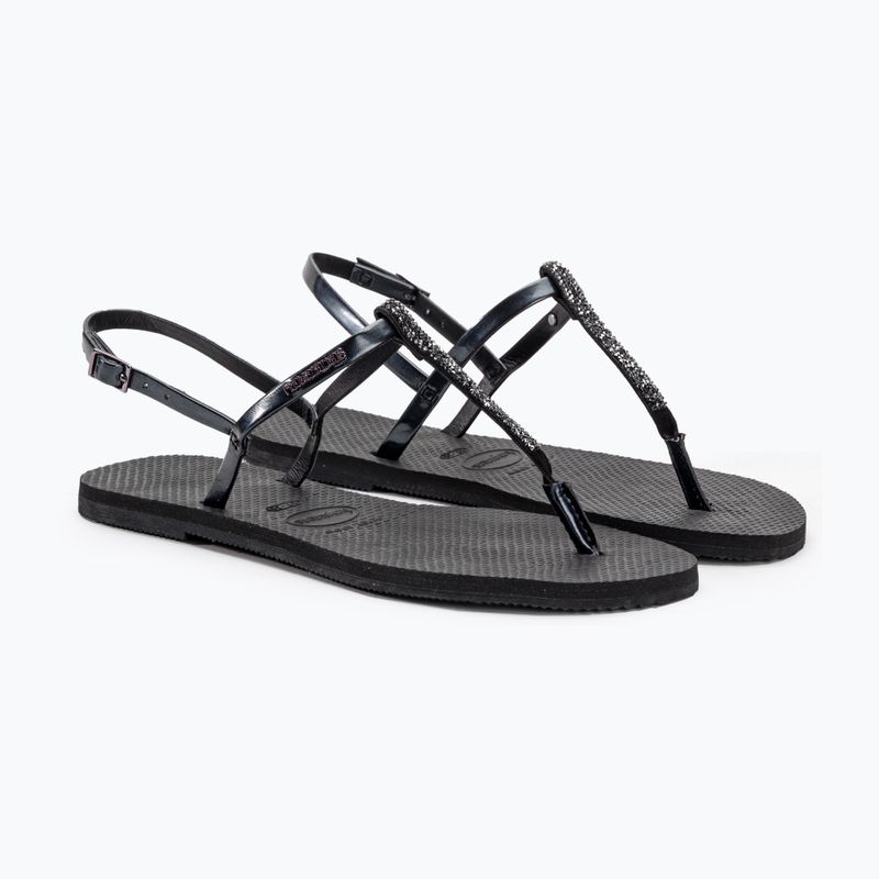 Sandały damskie Havaianas You Riviera crystal black 4