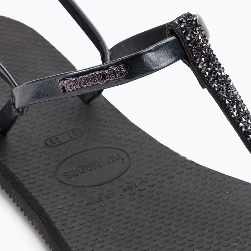 Sandały damskie Havaianas You Riviera crystal black 7