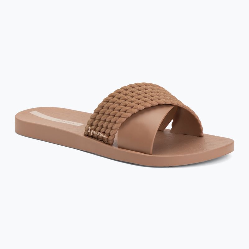 Klapki damskie Ipanema Street II brown/brown/beige