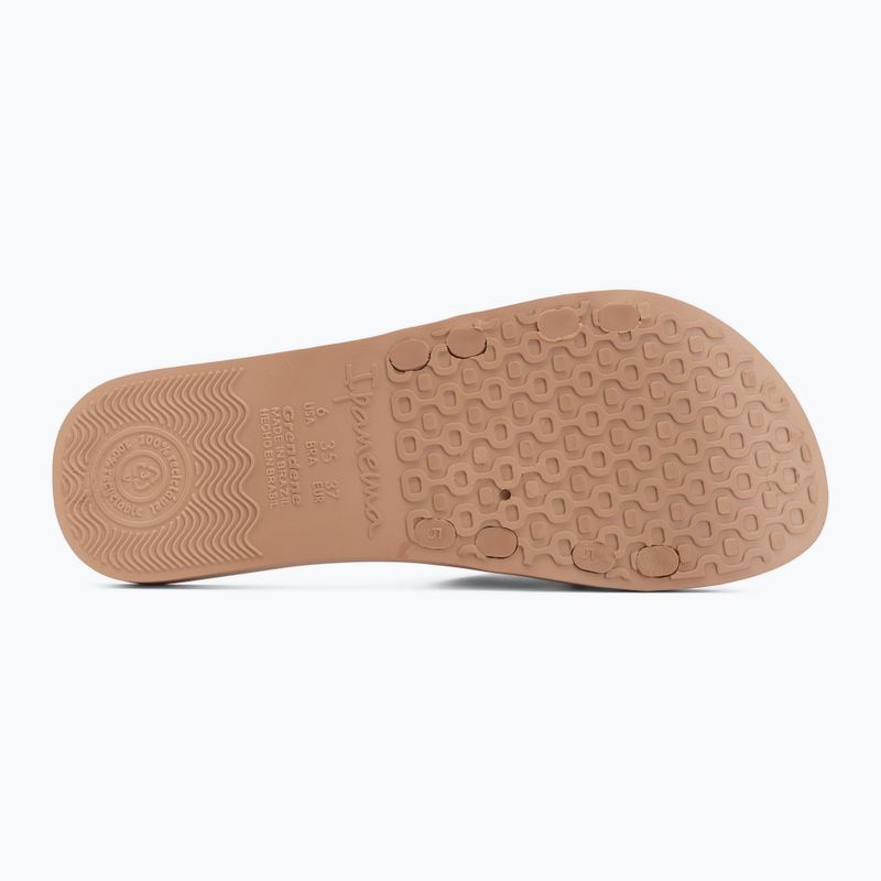 Klapki damskie Ipanema Street II brown/brown/beige 4
