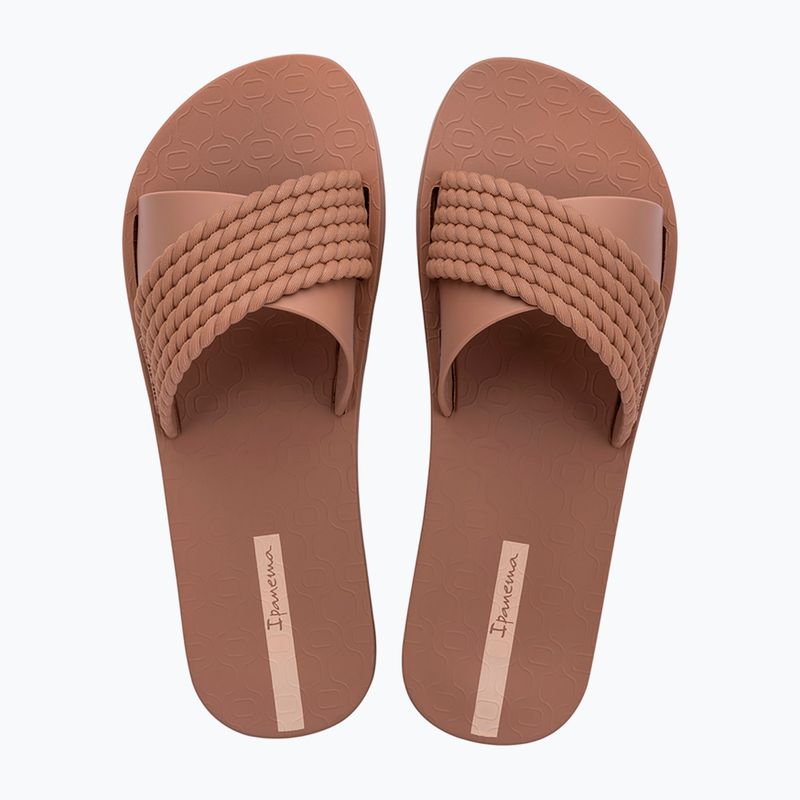 Klapki damskie Ipanema Street II brown/brown/beige 9