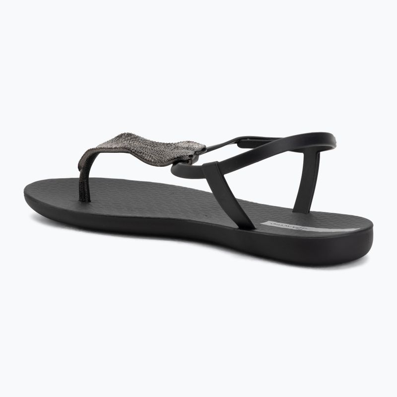Sandały damskie Ipanema Class Flora black/onix/grey 3