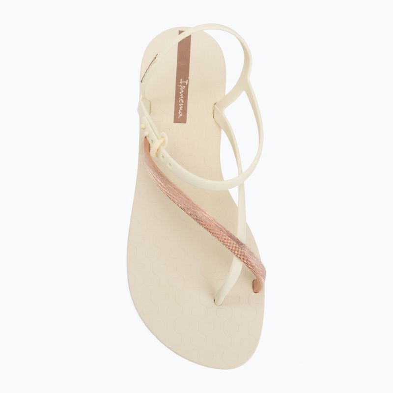 Sandały damskie Ipanema Elegant beige/gold pink 5