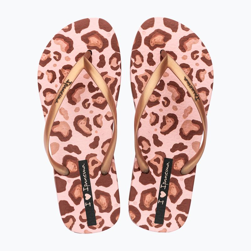 Japonki damskie Ipanema Animal Print beige/gold 9