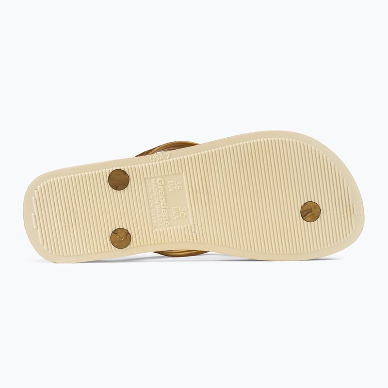 Japonki damskie Ipanema Clas Brasil II AD beige/gold 4