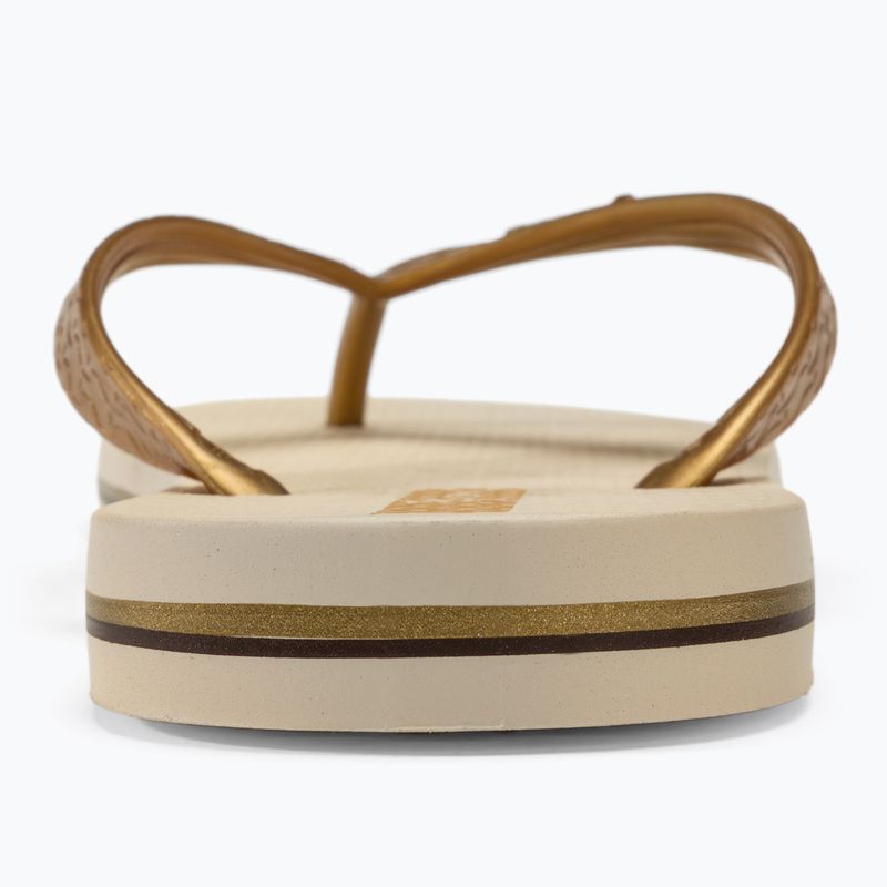 Japonki damskie Ipanema Clas Brasil II AD beige/gold 6