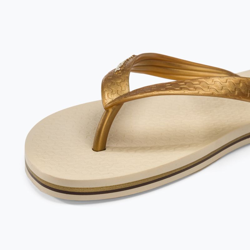 Japonki damskie Ipanema Clas Brasil II AD beige/gold 7