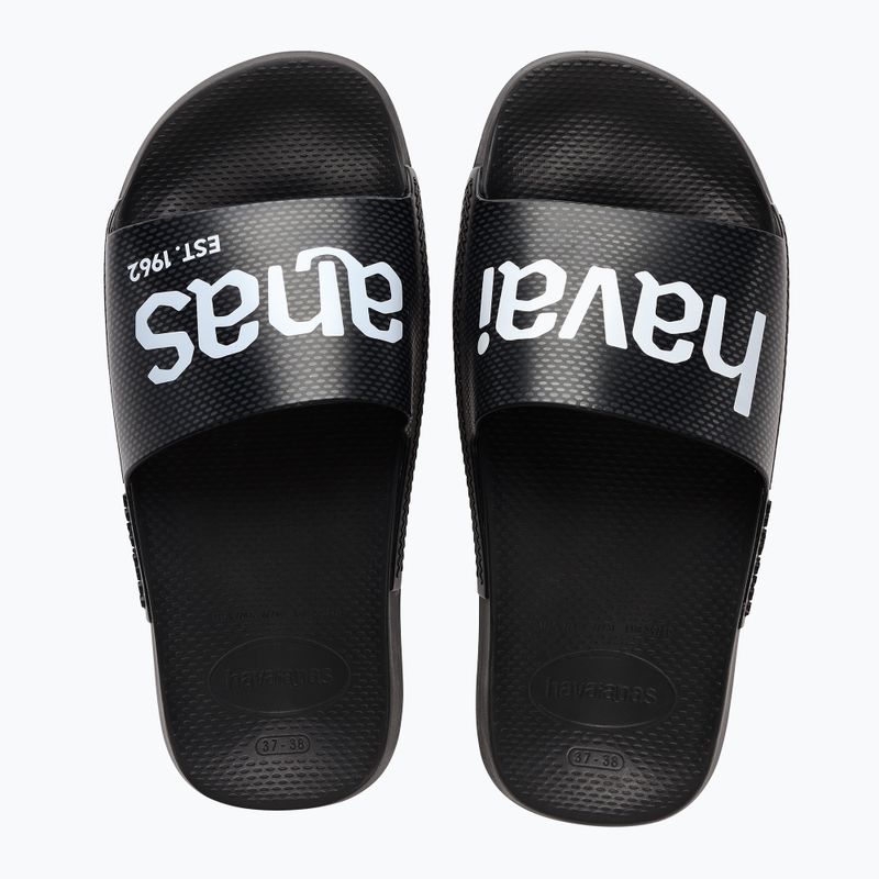 Klapki Havaianas Classic Logomania navy black 10