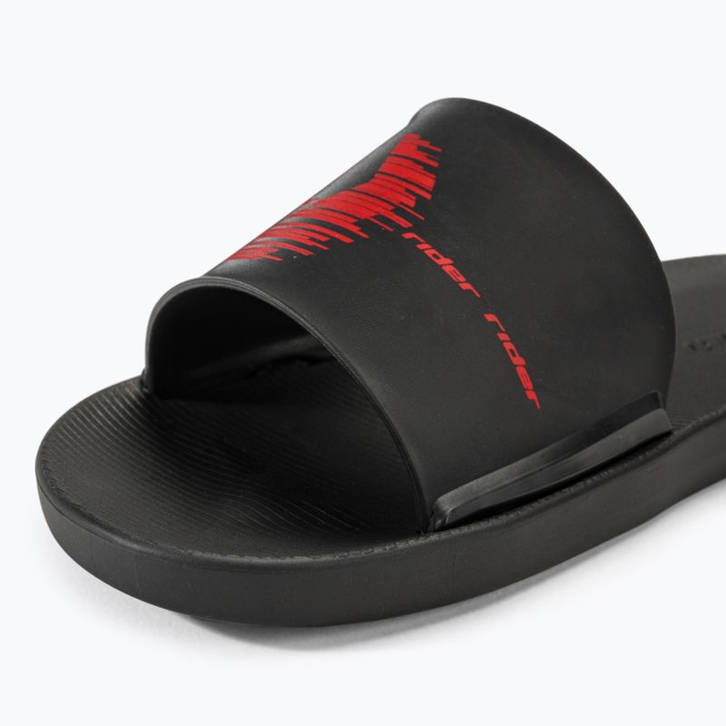 Klapki RIDER Speed Slide In black/black/red 7