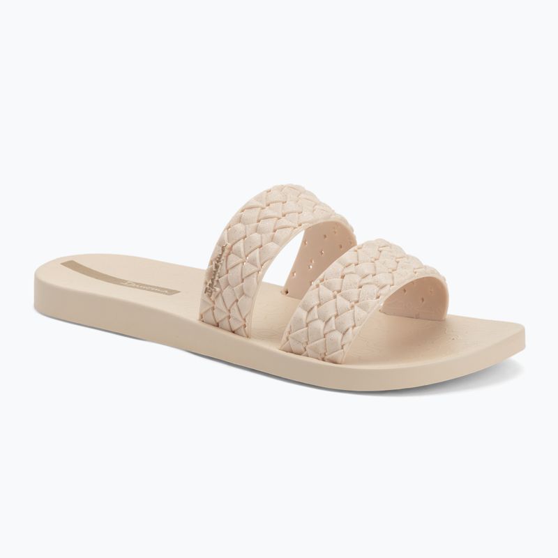 Klapki damskie Ipanema Renda II beige/glitter beige