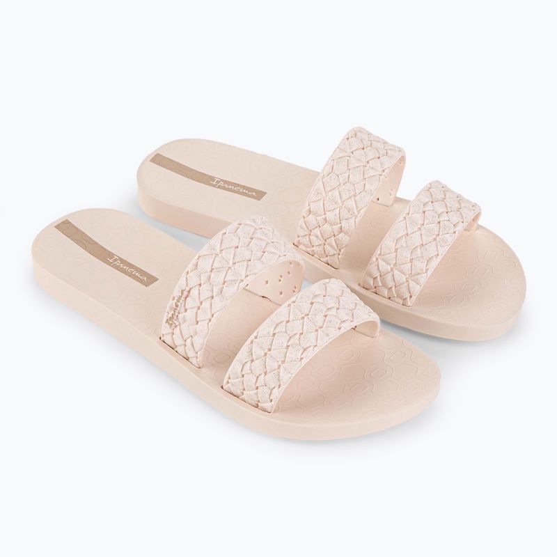 Klapki damskie Ipanema Renda II beige/glitter beige 10