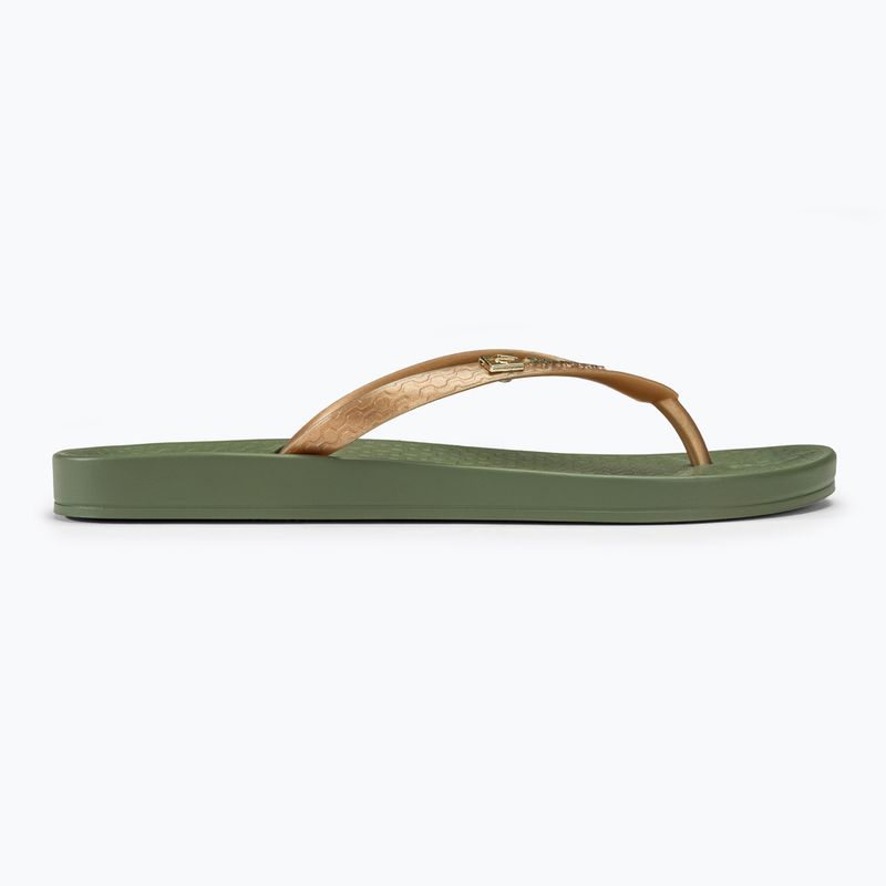 Japonki damskie Ipanema Anatomic Brasilidade green/gold 2