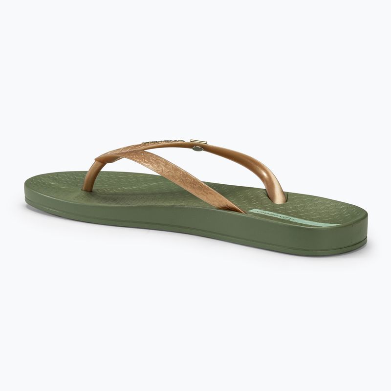Japonki damskie Ipanema Anatomic Brasilidade green/gold 3