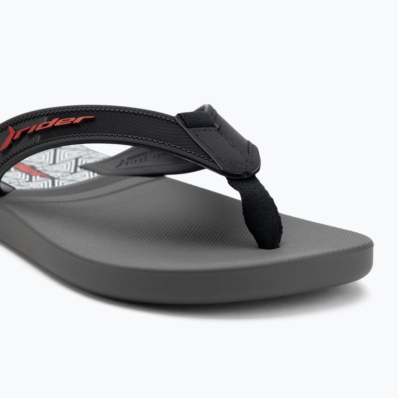 Japonki męskie RIDER Impulse Graphic dark grey/black/red 7