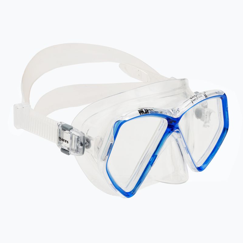 Maska do snorkelingu dziecięca Mares Zephir JR blue/clear